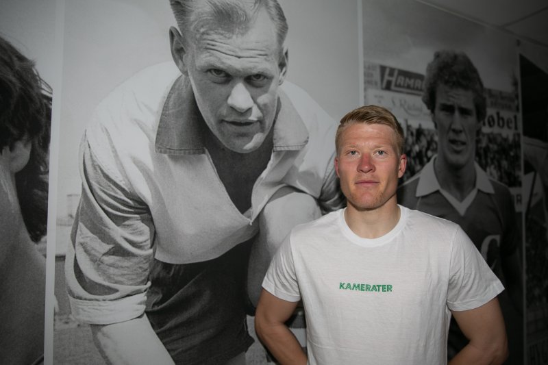 SLEKTSKAP: Knut «Kula» Eriksen er broren til Kristian Eriksens bestefar, og «Kula» er tidenes toppscorer i HamKam. Foto: Frederik Garshol