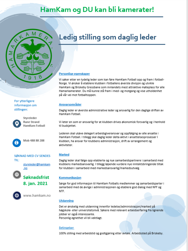 Daglig leder