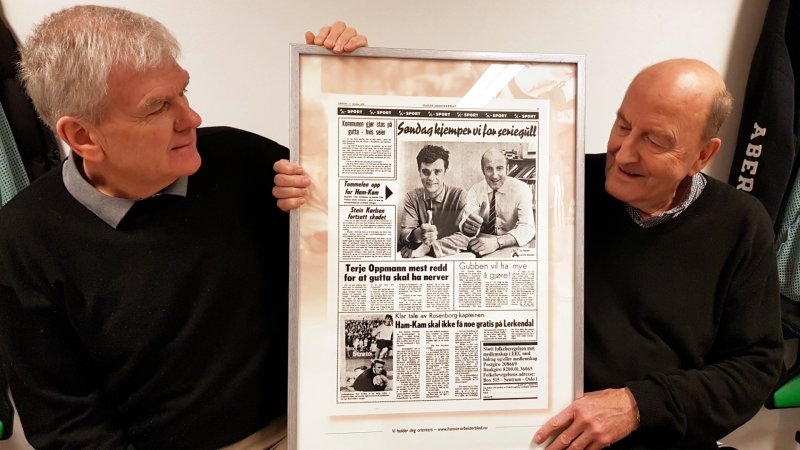 Stein Karlsen (t.v) og Finn Thorsen.