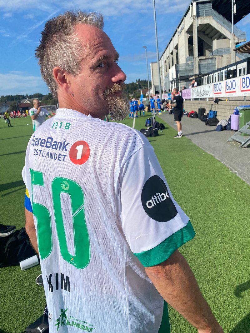 Kaptein-Kim, nå som stolt 50-åring.