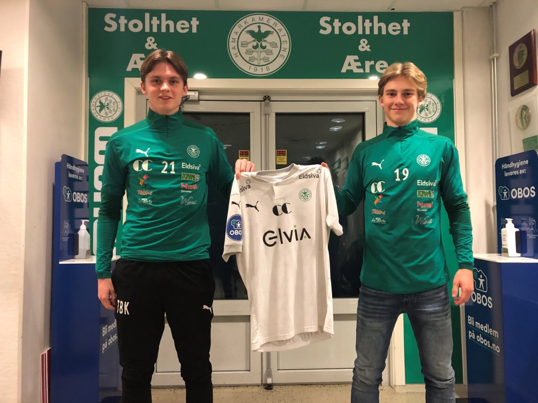 Fra venstre: Thorbjørn Kristiansen (15) og Benjamin Thoresen Faraas (15)