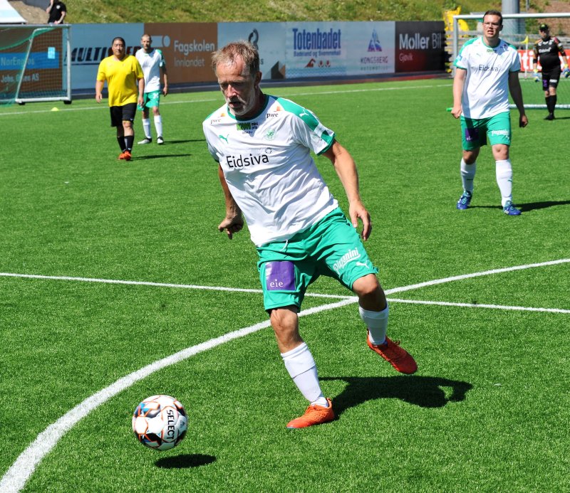 Pål Stensrud scoret kampens siste mål. Foto: Knut Befring.